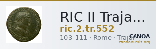 RIC II Trajan 552 — CANOA