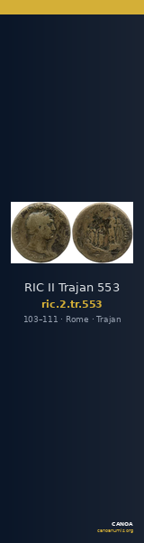 RIC II Trajan 553 — CANOA