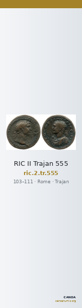 RIC II Trajan 555 — CANOA