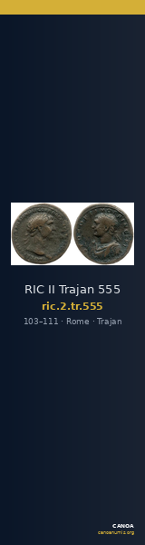 RIC II Trajan 555 — CANOA