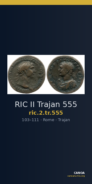 RIC II Trajan 555 — CANOA