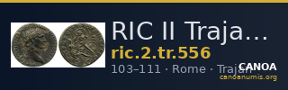RIC II Trajan 556 — CANOA