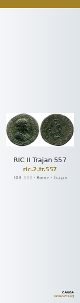 RIC II Trajan 557 — CANOA