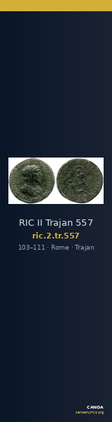 RIC II Trajan 557 — CANOA