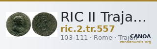 RIC II Trajan 557 — CANOA