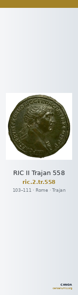 RIC II Trajan 558 — CANOA