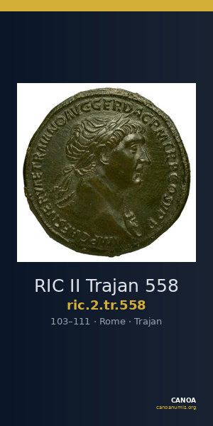 RIC II Trajan 558 — CANOA