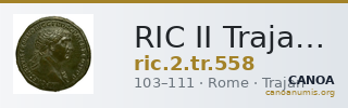 RIC II Trajan 558 — CANOA