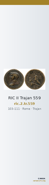 RIC II Trajan 559 — CANOA