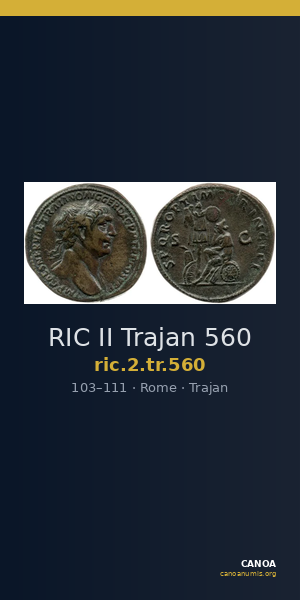 RIC II Trajan 560 — CANOA