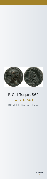 RIC II Trajan 561 — CANOA