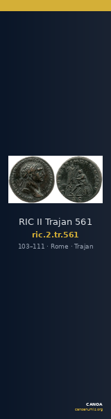 RIC II Trajan 561 — CANOA