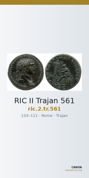 RIC II Trajan 561 — CANOA