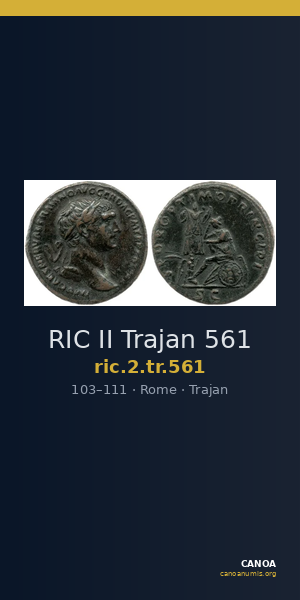 RIC II Trajan 561 — CANOA