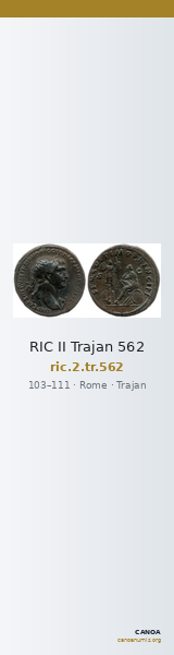 RIC II Trajan 562 — CANOA