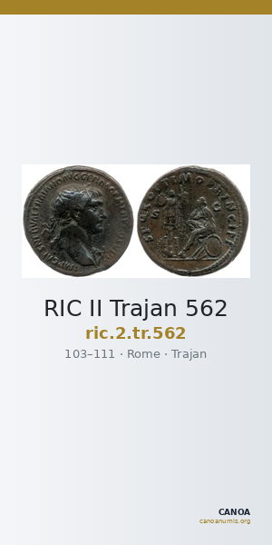 RIC II Trajan 562 — CANOA