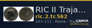 RIC II Trajan 562 — CANOA