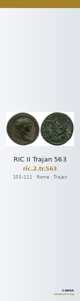RIC II Trajan 563 — CANOA