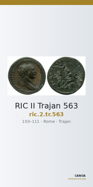 RIC II Trajan 563 — CANOA