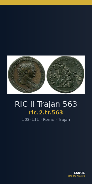 RIC II Trajan 563 — CANOA
