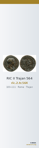 RIC II Trajan 564 — CANOA