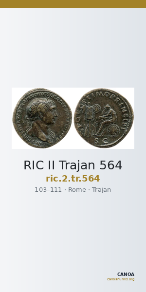 RIC II Trajan 564 — CANOA
