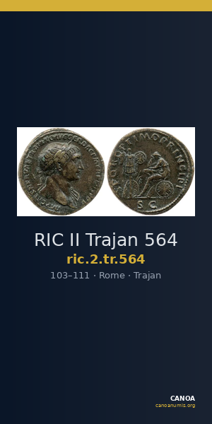 RIC II Trajan 564 — CANOA