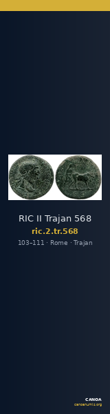 RIC II Trajan 568 — CANOA