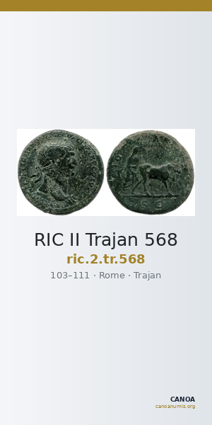 RIC II Trajan 568 — CANOA