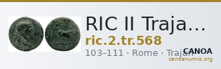 RIC II Trajan 568 — CANOA