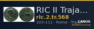RIC II Trajan 568 — CANOA