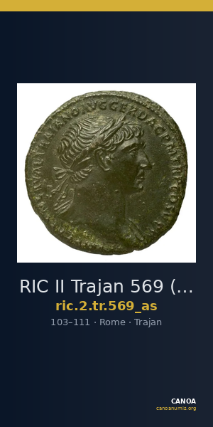 RIC II Trajan 569 (as) — CANOA