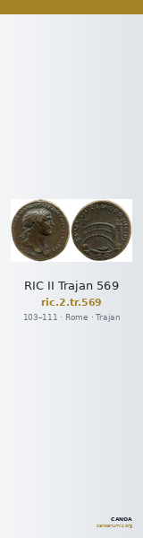 RIC II Trajan 569 — CANOA