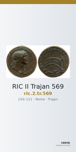 RIC II Trajan 569 — CANOA