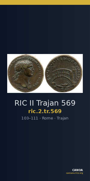 RIC II Trajan 569 — CANOA