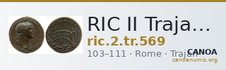 RIC II Trajan 569 — CANOA