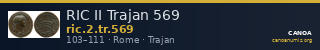RIC II Trajan 569 — CANOA