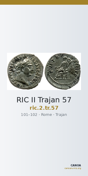 RIC II Trajan 57 — CANOA