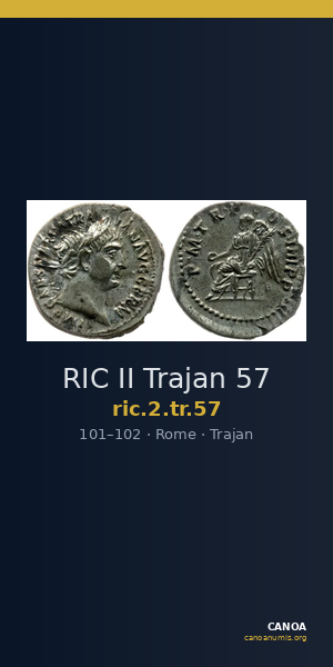 RIC II Trajan 57 — CANOA