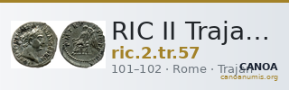 RIC II Trajan 57 — CANOA