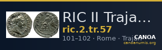 RIC II Trajan 57 — CANOA