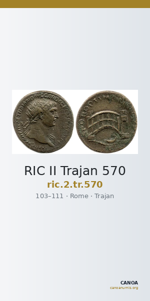 RIC II Trajan 570 — CANOA