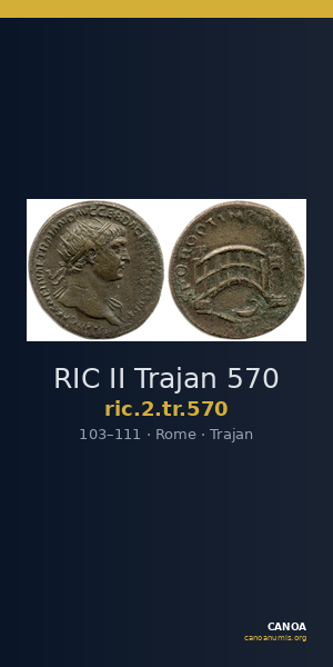RIC II Trajan 570 — CANOA