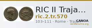 RIC II Trajan 570 — CANOA