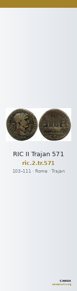 RIC II Trajan 571 — CANOA