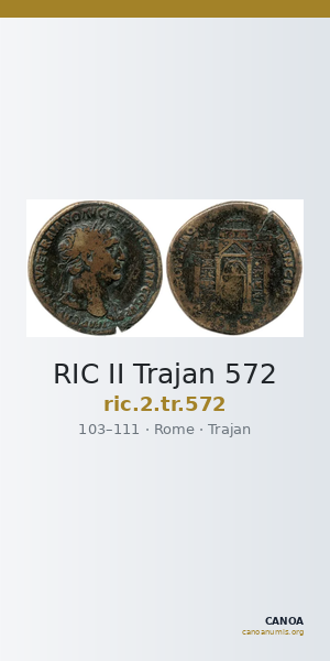 RIC II Trajan 572 — CANOA