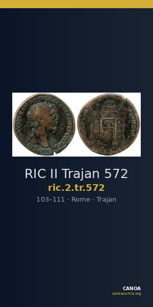 RIC II Trajan 572 — CANOA