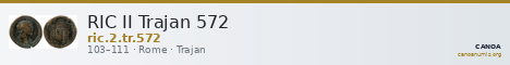 RIC II Trajan 572 — CANOA
