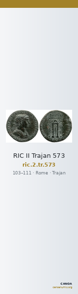 RIC II Trajan 573 — CANOA