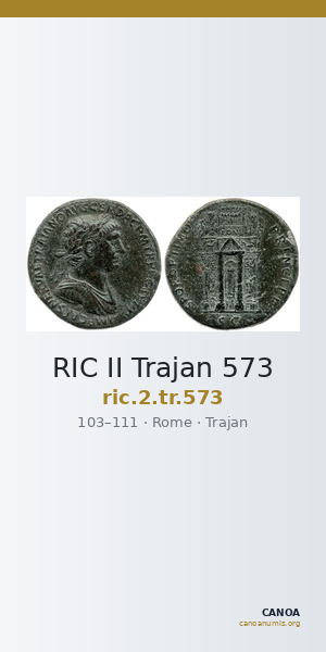 RIC II Trajan 573 — CANOA